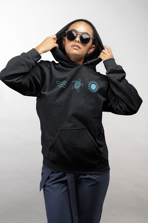 Ocean Trio Blue Hoodie 2.0